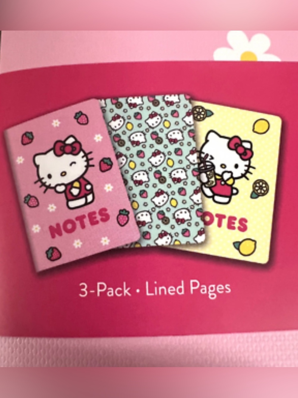Sanrio Hello Kitty Notebooks (Set of 3)